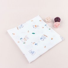 한스네이처 가제 엠보 캐릭터 손수건 10p