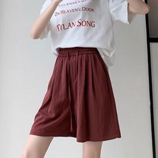 마켓에이 여성용 디브 밴딩 숏 팬츠 P24SS3-A0310