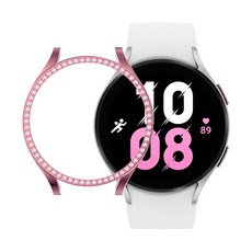 SPACE SHIELD 手錶鑽飾保護殼, 玫瑰粉