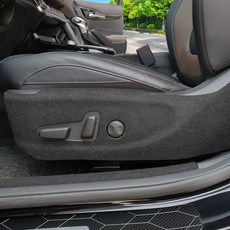 INSTALL 車用毛氈第一排座椅側邊保護套組 自動 + 手動腰靠 駕駛座通用, 起亞 Seltos 2019年~2021年 / The New Seltos 2022年款, 單一顏色