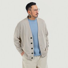 5XLARGE 男性大尺碼寬鬆版型針織外套