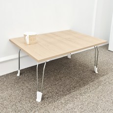 S&Design 附保護套腳 自然風可折疊多用途桌, 混合色