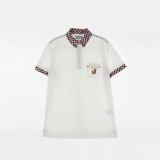 校服Mall紅色海軍格紋短袖生活服