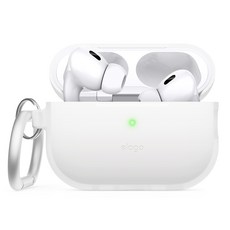 elago 矽膠掛繩保護殼 分離式 全線材兼容, AirPods Pro 2, 夜光藍