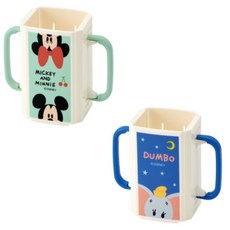 Skater 韓國幼兒用折疊式包裝飲料杯架 2種組, 米奇和米妮狗狗朋友,小飛象狗狗朋友, 1組