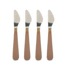 HAEMO Willib兒童用304不鏽鋼Nino陶瓷刀 4入, 棕色, 單品