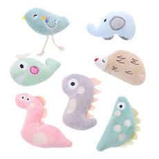 멍지 고양이 캣닢 애착 인형 7종 세트, 혼합색상, 1세트