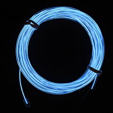 PARTYHAE EL 冷光線 + 變壓器, 白色, 1個