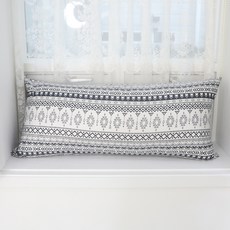 Icon House印度風靠枕含枕芯, 灰色