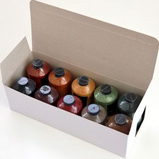 COTTONVILL Coats-A 高級縫紉機用線 45支2股 10色套組 1700m, 低飽和