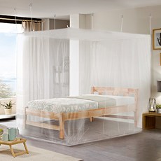 ALTTEURI 宮廷式四角蚊帳 單品, 白色