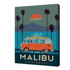 ECO SOLE 自畫迷你旅行馬里布插圖畫 DIY 20 x 30 cm, 12 種顏色