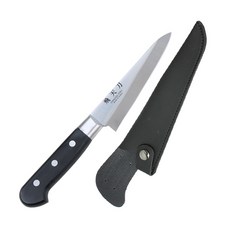 Knife Mall 飛天刀 釣魚刀 + 皮革刀套組, 混合色, 1個