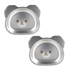 plala 圓滾滾零食盤子, 小熊, 2個