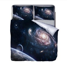 彩色印花被套枕套組 A_RD_258