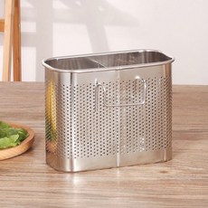 MMMII 通風良好的不鏽鋼餐具筒 FM163, 無支腳, 1個