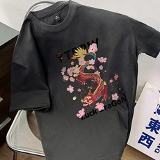 레몬소울 여성용 리첼 프린팅 반팔 티셔츠 06445