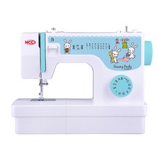 NCC MISING 縫紉派對實用型縫紉機, 白色 + 藍色, CC-9805