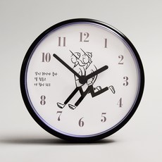 woodrohaus 防水浴室吸盤 12cm 情侶B 浴室時鐘 HDW-6027, 混合色