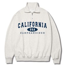 Illuso特雙面加州美國半拉鍊風衣大學T