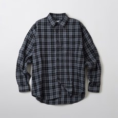 SPAO 男女通用法蘭絨寬鬆格紋襯衫 SPYCF4TC54