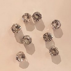 포인트 미니 핀 브로치 다이아 8p + 미니 핀 브로치, 혼합 색상, 1세트