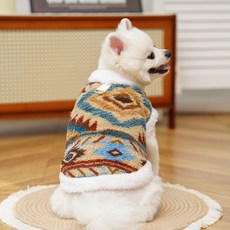 아티펫 반려동물 에스닉 스타일 두꺼운 견인 조끼, TYPE01, 1개