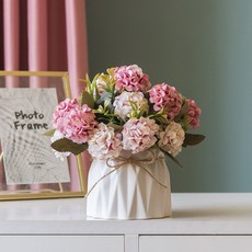 소니오 장식용 인공 꽃 작은 조화 화분, TYPE 28, 1개