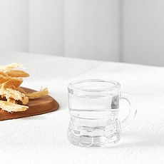 JIN GLASS 把手燒酒杯 30ml, 12個, 透明