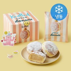 노티드 얼그레이 크림 도넛 (냉동), 100g, 1개, 3개입