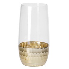 키친초이스 벨르디자인 플레인 유리 아이스커피잔 065G 500ml, 골드, 1개