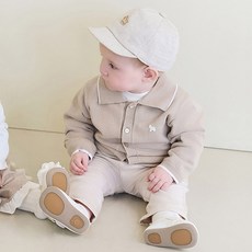 ETTOI 幼兒款Ponnel針織開襟衫+上下套裝