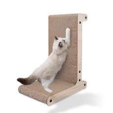 DING DONG PET 木質多角度立式貓抓板, 1個, 混色