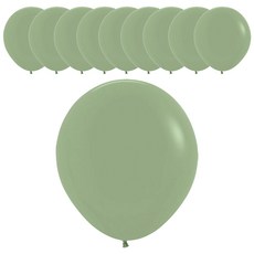 Sempertex 氣球 45cm, 尤加利色, 10個