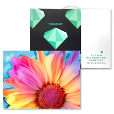 TUCO.B 藝術鑽石畫DIY套組 30 x 40 cm, 神秘之花(D30-4), 1套