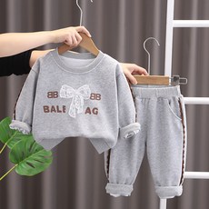 Bebeniz 女童蕾絲蝴蝶結休閒上下裝套組