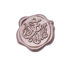 Mihwabujang 成品封蠟 火漆蠟 封口蠟 喜帖, 10個, 06 for you 香檳金色