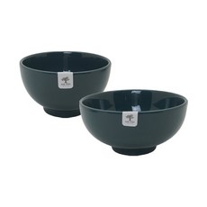 GUM TREE 瓷碗組, 深藍色, 飯碗+大碗