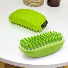 MONACO OLIVE Rising Pet 沐浴刷 淋浴洗髮刷, 2個, 淺綠色