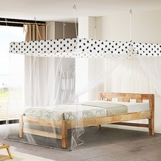 ALTTEURI 拉鍊式方形蚊帳 單品, 黑色星星