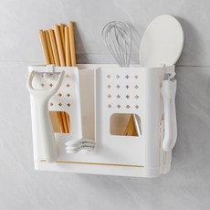 American Road 壁掛式多用途塑膠餐具筒 RK2309, 米色, 1個