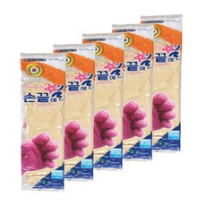 Sonkkeutebyeol 橡膠手套 雙手組 特大, 白色, 特大(XL)以上, 5套