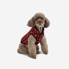 ParisDog 寵物時尚保暖羽絨外套, 紅色, 1個