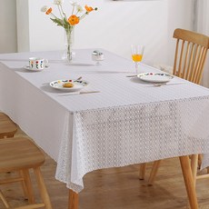 Monopoly PVC防水桌布 思念款, 100 x 100 cm, 白色