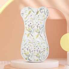 Starbean 新生兒用按扣袖拉鍊式包巾 66cm