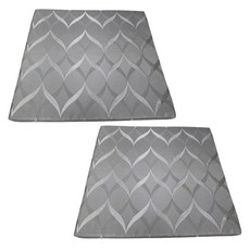 J&N 銀瀾緹花坐墊 2個, 銀灰色