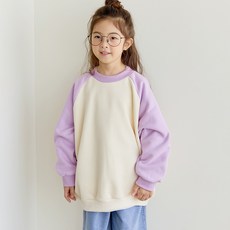 vavkids 青少年兒童拉格蘭刷毛大學T