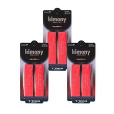 KIMONY T-tac 桌球握把 KST5000 2入, 紅色(KST5000 RD), 3套