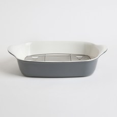 value ceramic Lagos 陶瓷調理盤組 灰色, 調理盤 + 托盤