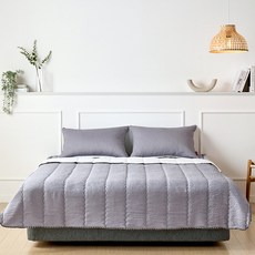 泡泡紗夏季竹節棉薄被寢具組